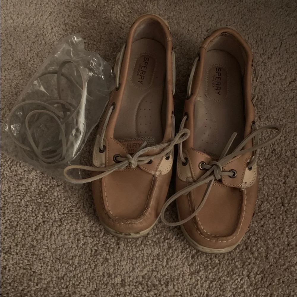Classic Tan Sperry Topsider Boat Shoes
